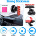 3M [6 Pack] Sticky Adhesive Pads Replacement Mounting Tape, Dashboard Sticker for Magnetic Phone Car Mount, Double Sided 3M Adhesive Pads, with 2 Dry Wipes