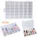 Four-Pack 36-Compartment Craft Storage Boxes