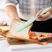 4 Pcs Silicone Jar Spatula Set - Long Handle Sourdough Scraper, Skinny Spatula for Jars, Bottles, and Containers, Non-St