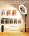 Desk Ring Light with Stand for Computer, Desk Light for Video Recording