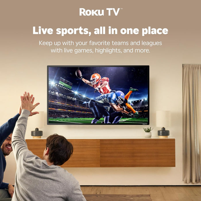 40-Inch Class A4 Series FHD 1080p Smart Roku TV with Alexa Compatibility (40A4NR) - Dolby Audio, Slim Bezel Design, Google Assistant