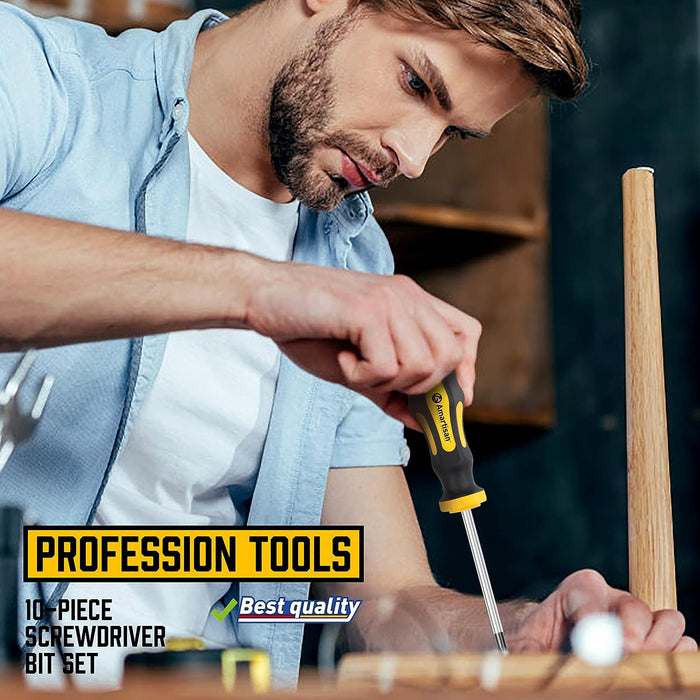10-Piece Magnetic Screwdrivers Set