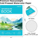 Watercolor Paper Pad, 9"x12" Water Color Paper, 140lb/300gsm Teal