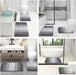 Micorfiber Bathroom Rug Set 2 Piece, Soft Absorbent Bath Mats, Grey