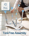 Shower Chair for Inside Shower, Adjustable Height Shower Stool