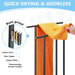 2-Tier Tall Towel Rack for Bathroom, Freestanding Towel Stand Drying Rack for Oversized Bath Towels, Poolside, Bathroom,
