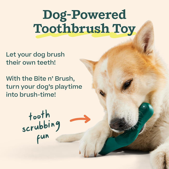 Bite n' Brush Dog Dental Stick Refills for Chew Toy, Chicken, 18 Count