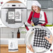 R HORSE 5 Pack Funny Wine Kitchen Dish Towels