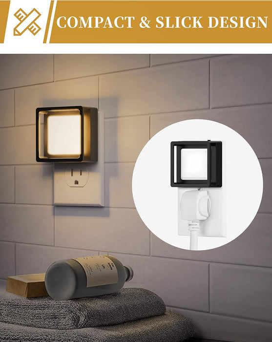 LED Night Light,Night Lights Plug Into Wall [4 Pack],3000K