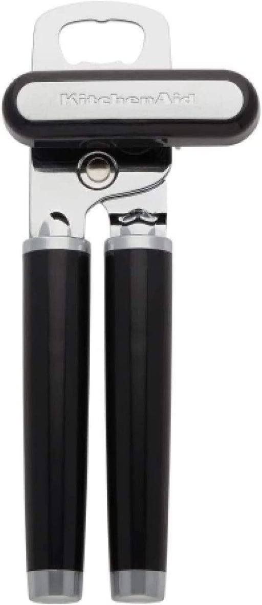KitchenAid Classic Multifunction Can Opener and Bottle Opener Easy to Use, Razor Sharp Stainless Steel Cutting Wheel, So