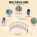 1/2/3PCS Legging Organizer for Closet, Pants Hangers With10 Clips Holds Space Saving Hanging Closet Organizer