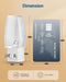 Plug in Night Light with Switch, Manual ON Off LED Nightlight for Kids, Nursery, Bedroom, Bathroom, Hallway, Stairways, Corridor, Garage, Warm White, 4 Pack
