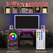 LED Lights for Bedroom, 25FT RGB LED Strip Lights with 44 Keys IR Remote, Smart LED Light Strip with Adhesive Backing Adjustable Brightness App Control for Bedroom Party Decoration