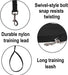 Dog/Puppy Obedience Recall Training Agility Lead - 15ft 20ft 30ft 50ft 100ft Training Leash - Great for Play, Camping, or Backyard - Black 20ft