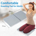 Bath Kneeler with Elbow Rest Pad Set, 1.5 inch Kneeling Pad Mat for Bathtub - Gray