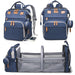 Baby Diaper Bag with Changing Station, Waterproof Diaper Bag Backpack for Moms Dads with USB Charging Port, Baby Shower 