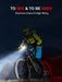 Bike Lights Super Bright, Rechargeable Bicycle Lights Set Multiple Modes, Waterproof Bike Lights for Night Riding/Cycling Safety, Front and Back Bike Reflectors Light, Long Battery Life