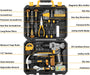 Tool Set：Tool Kit with 8V Cordless Drill,Tool Box with Drill,Hand Drill Set for Men & Women,Home Tool Kits for House Rep