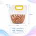 5pcs Food Storage Bags, Reusable Grain Storage Moisture-proof Sealed Bags, Stand Up Packaging Pouches Large Sealed Bag with Handle
