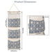 Three-Pocket Hanging Storage Organizer