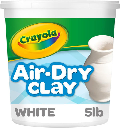 Air Dry Clay (5lbs), Teacher Supplies, Natural White Modeling Clay for Kids, Sculpting Material, Bulk Craft Supplies for