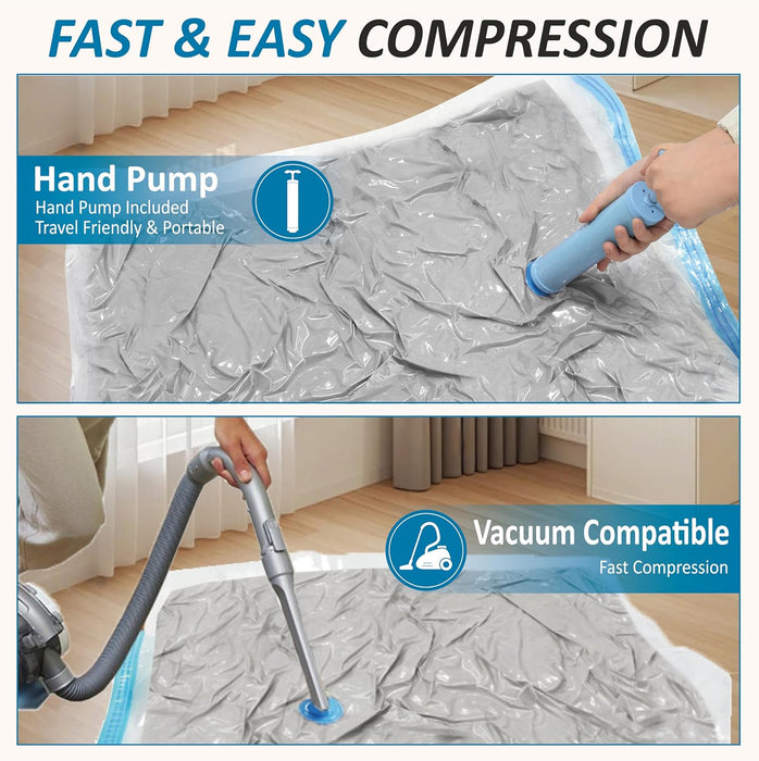 Vacuum Storage Bags with Hand Pump, Vacuum Seal Space Saver Bags,20 Combo