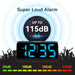 Digital Alarm Clocks for Bedrooms, Loud Alarm Clock with Dual Alarms, Bold Digits, 5 Dimmers, 4 Volumes, Snooze, Bedside Clock for Deep Sleepers Kids Teens Seniors, Plug in Clock, Easy to Set