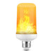 LED Dynamic Flame Effect Light Bulb 12W Multiple Mode Creative Corn Lamp Decorative Lights for Bar Hotel Restaurant Party E27