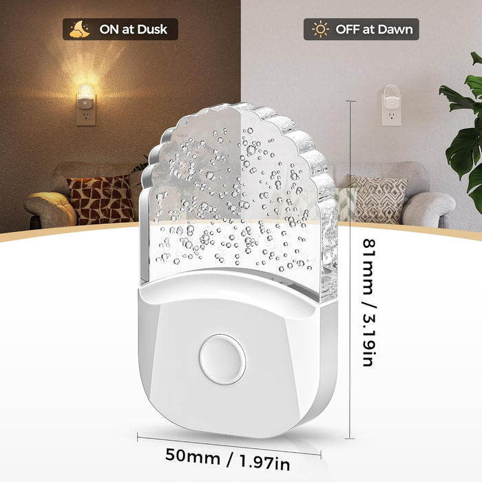 Night Lights Plug Into Wall,Color Changing Night Light for Kids