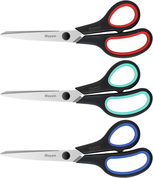 8.5" Heavy Duty Scissors All Purpose for Office School Crafts Sewing