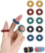 - Spiky Sensory Rings, 10 Pack, Jewel Tones