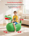 Inflatable Dinosaur Bouncy Hopper Toy, 2 Pack with Hand Pump