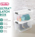 Ultra Latch Box with Lids for Home and Office, 70 Quart, 4-Pack