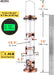 Bird Feeders for Outdoors 15" 6 Ports Chew-Resistant, Copper, 1PK