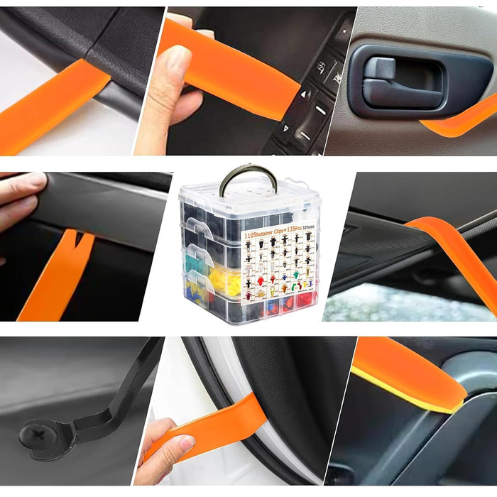 Universal Automotive Fastener and Trim Clip Kit