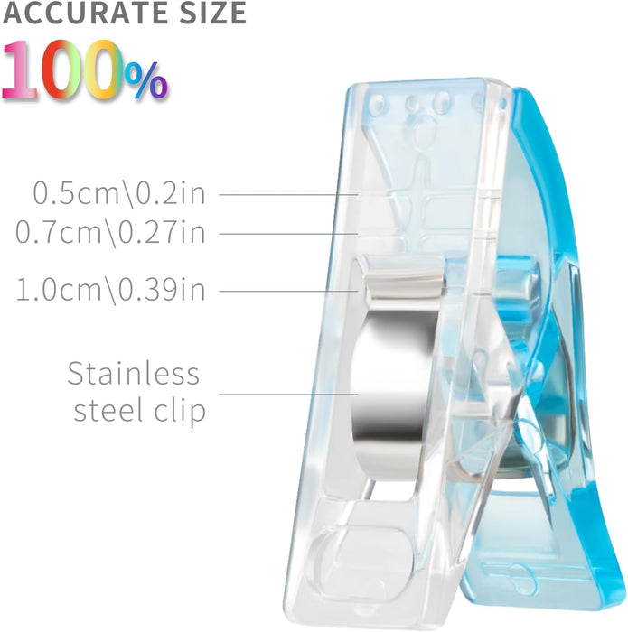 Multipurpose Sewing Clips Pack of 100, Perfect Alternative Quilting Pins