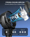 Portable Stroller Mini Fan, Small Rechargeable Personal Fan, Baby Travel Essentials for Wagon, Car Seat, Treadmill, Batt