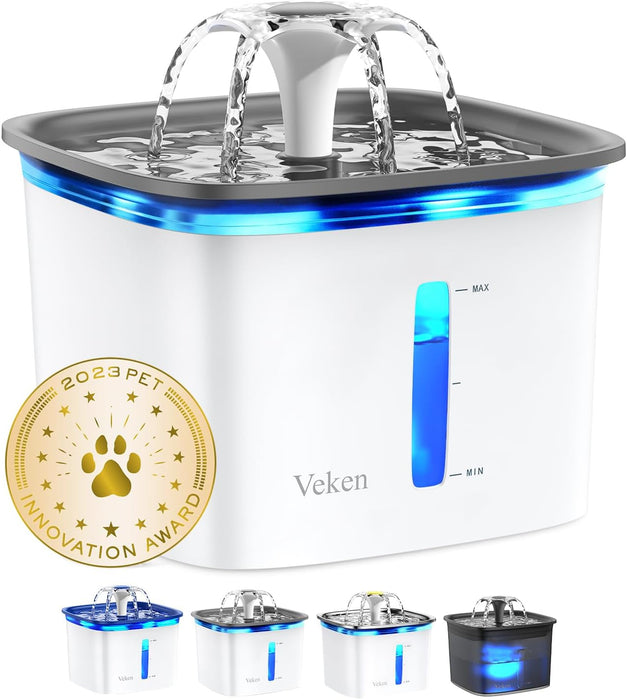 Innovation Award Winner 95oz/2.8L Cat Water Fountain, C1 Classic