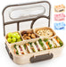 Bento Box Adult, Lunch Box, 4-Compartment Lunch Containers, Drop-Proof, Dishwasher Safe & Made with BPA-Free Materials(K