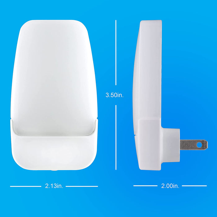 GE Plug in Night Light with Dusk to Dawn Sensor, 4 Pack