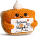 Thanksgiving Fall Decor Mini Pumpkin Pie Crochet Doll, Small Autumn Season Holiday Pumpkin Items Plush Gift, Cute Hallow