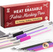 4x Heat Erasable Fabric Marking Pens for Sewing - 4 Pens + 8 Refills - Sewing Supplies Quilting Supplies Table Accessori