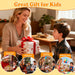 4 Packs 100 Piece Puzzles for Kids Ages 4-6 6-8 8-10, USA World Map Kids Puzzles Ages 3-5 4-6 5-8, Solar System Mars Adventure 100 Piece Puzzle for Adults Seniors, Educational Jigsaw Puzzles 15"x10"