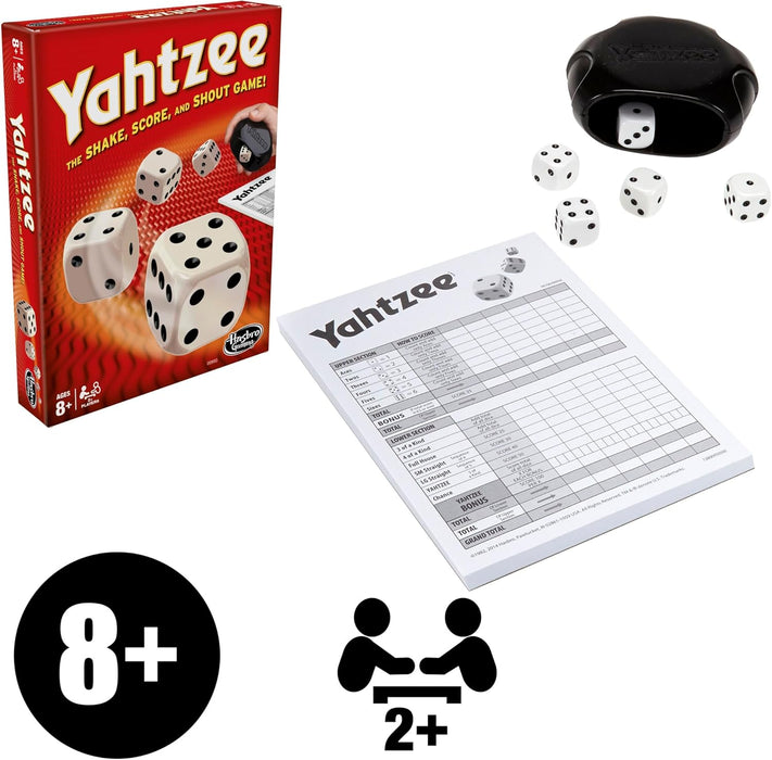 Yahtzee Game, Fast-Playing Dice Games for Kids, Teens, and Adults, Strategy Games, Family Games for Kids, 2 or More Play