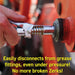 Grease Gun Coupler-Strong Lock for Recessed Grease Fitting 1/8" NPT Grease Gun Fitting fits SAE and Metric Zerk Fittings,High Pressure Quick Release Grease Coupler Compatible with All Grease Guns