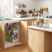 Under Sink Organizer Kitchen, 2-Tier Pull-Out Cabinet Shelf, 2-Pack