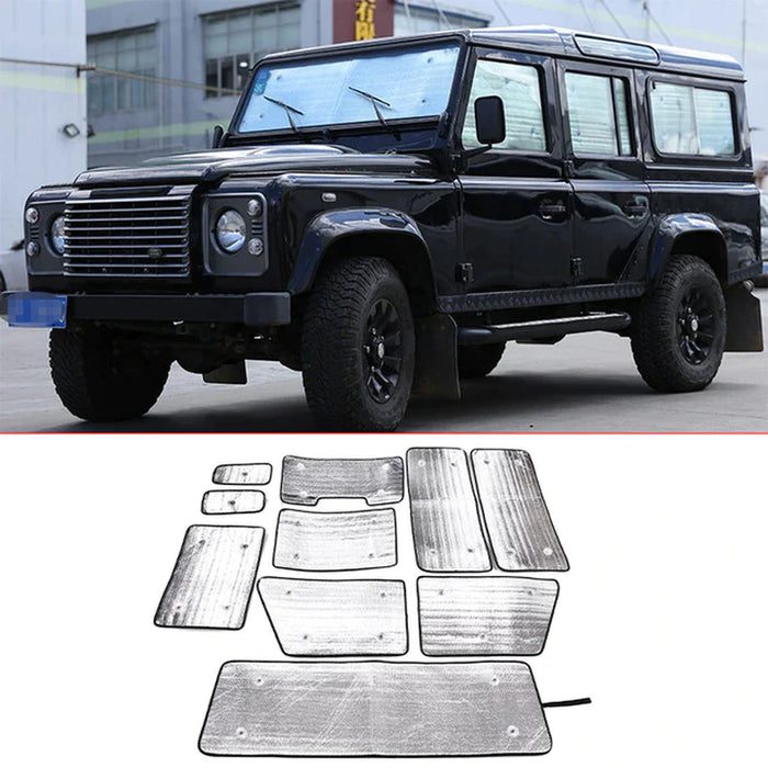 For Land Rover Defender 110 130 2004-2022 Car Front Windshield Full Window Glass Sun Protection Parasol Car Accessories