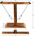 Ring Toss Game, Ring Throwing Game with Shot Put, Hook and Ring Throwing Game for Adults Kids, Fun Hook and Ring Game wi