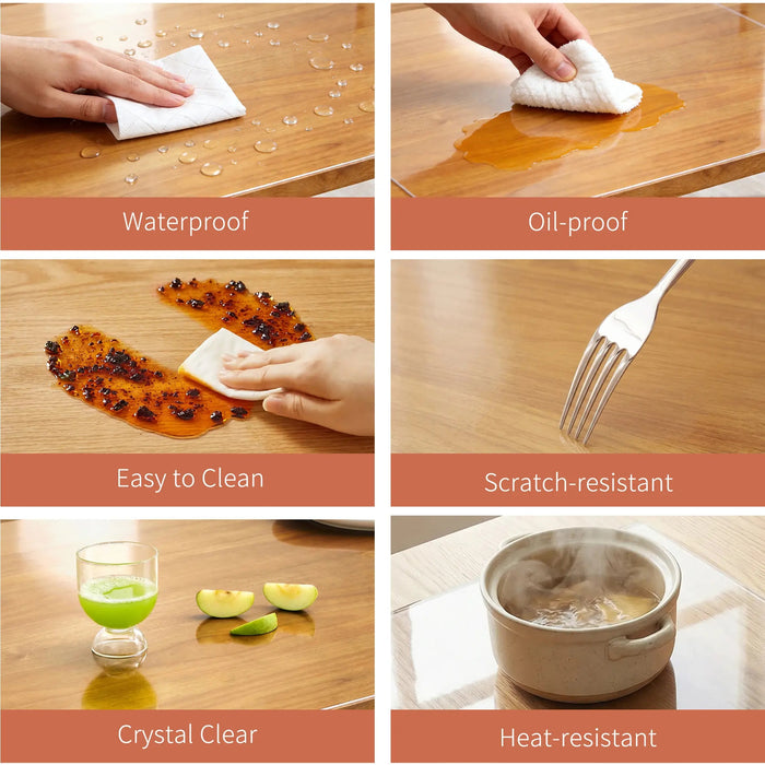 Clear Waterproof Table Protector