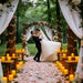 Flameless Candles 4" 5" 6" Set of 3 Outdoor Indoor Ivory Pillars Battery Operated Flickering Candles with Cozy Climbing Flame Effect, 8-Key Remote Timer, Plastic LED Candles for Wedding Decor